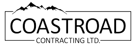 Coastroad Contracting logo with mountains